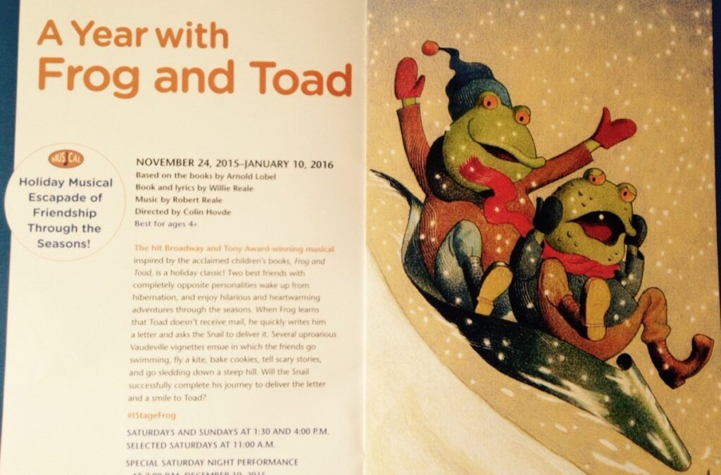 A Year with Frog and Toad: The Case for the Later List
