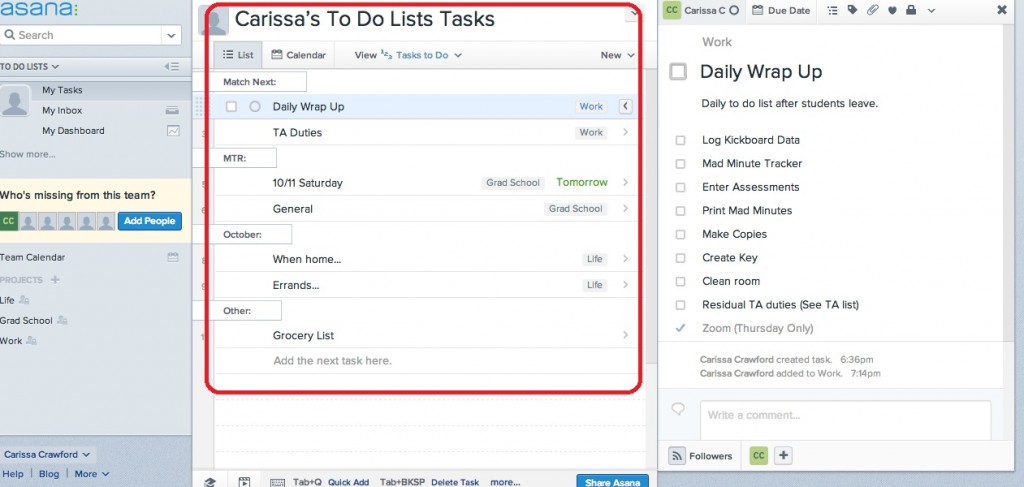 Product Review: Carissa Uses Asana for To-Do’s!