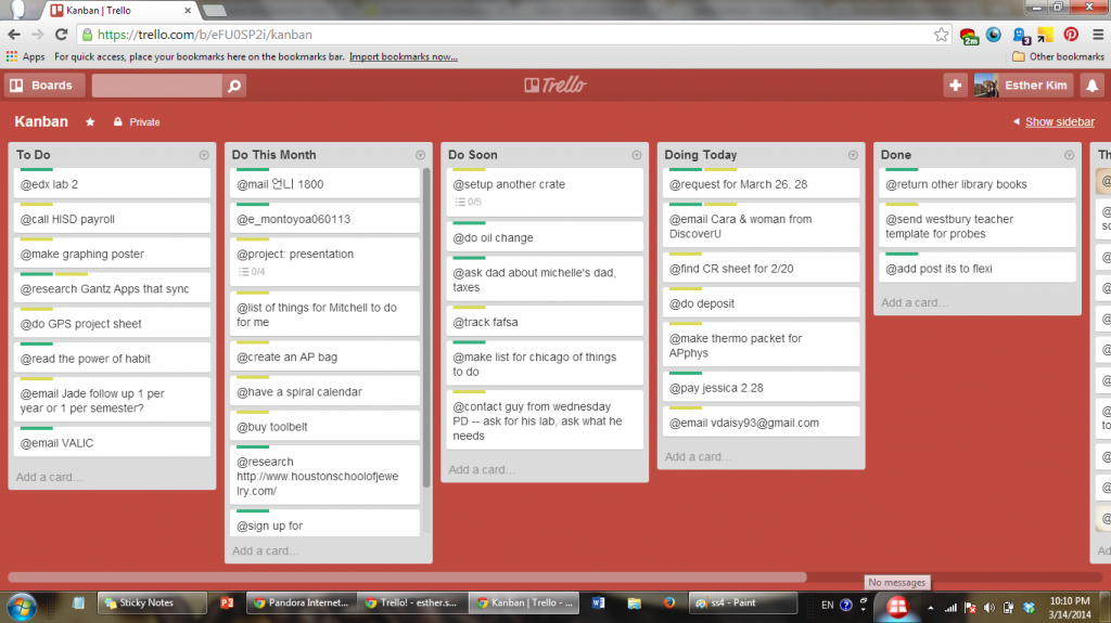 Tool Review #4: Esther’s Trello Board—List-Making for a Near-Digital Teacher