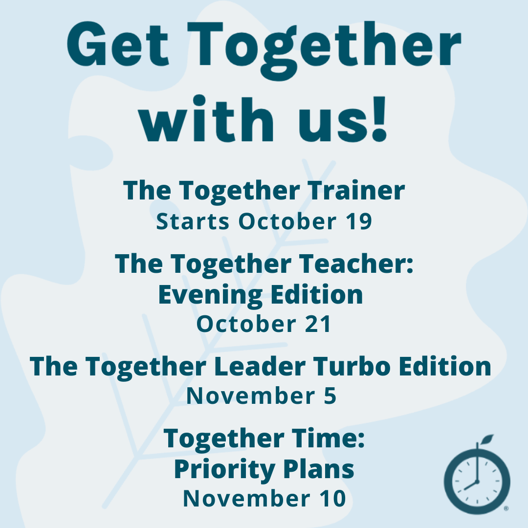 Fall 2026 - Get Together with us Classes